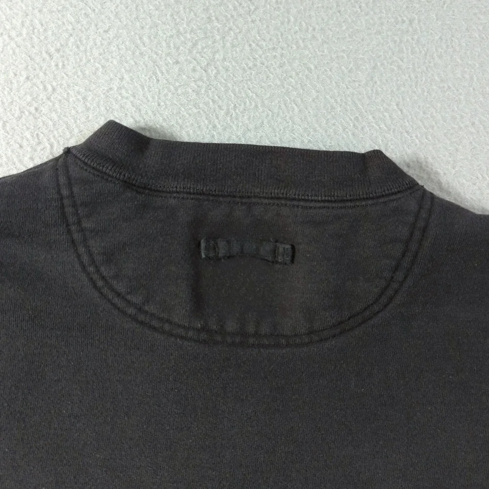 Levi Strauss Sweatshirt Mens Large Black Vintage Embroidered Crewneck Made USA